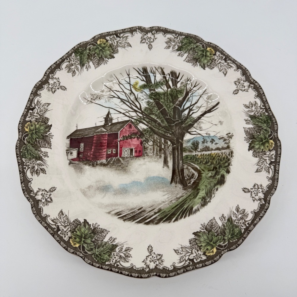 Johnson Brothers Dinner Plate 10in Multicolor Scenic Earthenware England